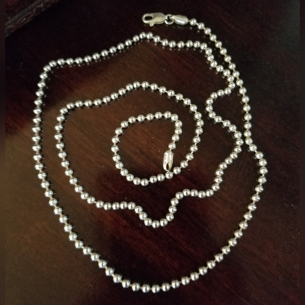 Silpada Sterling Silver Dog Chain Necklace - Picture 3 of 14